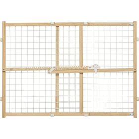 MidWest Wire Mesh Wood Presuure Mount Pet Safety Gate - 24" tall - 1 count