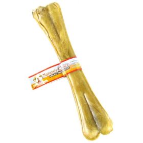 Loving Pets Nature's Choice 100% Natural Rawhide Pressed Bones - 12" Long (1 Bone)