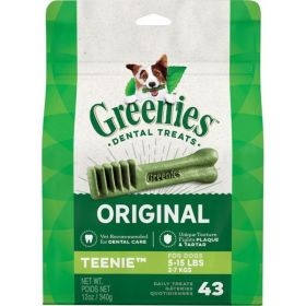 Greenies Teenie Dental Dog Treats - 43 count