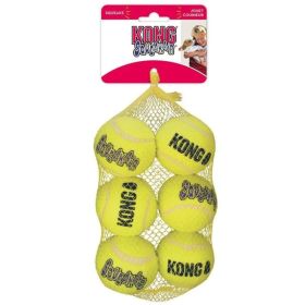 KONG Air KONG Squeakers Tennis Balls - Medium 6 count