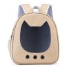 Cat backpack Light color transparent pet bag large space comfortable breathable cat backpack; Cat Backpack Carrier