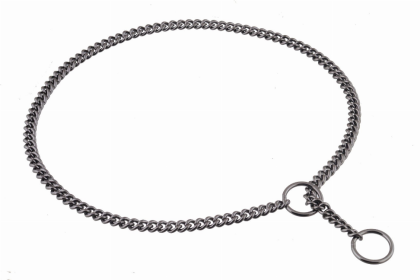 Alvalley Slip Curve Show Chain Collar (size: 24 in x 1.6 mm)