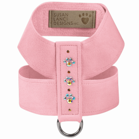 Susan Lanci Designs Crystal Paws Tinkie Harness (Color: Puppy Pink, size: large)