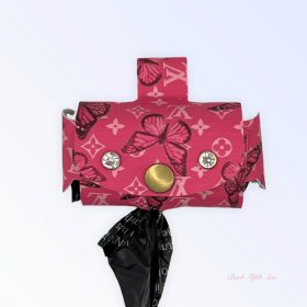 Summer Butterfly Pickup Bag Holder - LIMITED EDITION (Color: PINK LV)