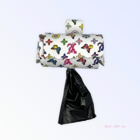 Summer Butterfly Pickup Bag Holder - LIMITED EDITION (Color: WHITE LV)