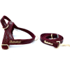 Red Wine One-click Dog Harness