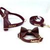 Red Wine One-click Dog Harness