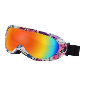 Dog Windproof Glasses Outdoor Pet Cool Sunglasses (Option: Pink purple frame)