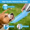 25OZ Portable Dog Water Bottle Foldable Stainless Steel Water Dispenser Leak-Proof Design for Dog Walking Traveling Hiking Outdoor Activities