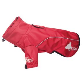 Dog Helios Extreme Softshell Performance Fleece Dog Coat (Color: Red, size: small)