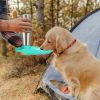 25OZ Portable Dog Water Bottle Foldable Stainless Steel Water Dispenser Leak-Proof Design for Dog Walking Traveling Hiking Outdoor Activities